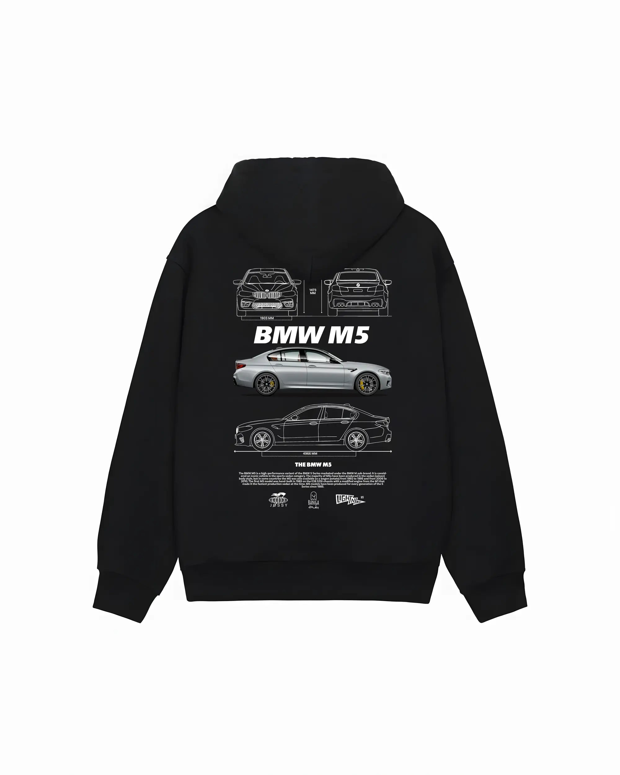 BMW M5 Black Hoodie