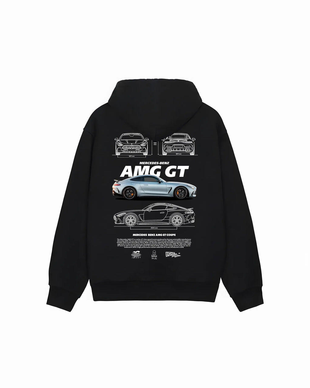 Mercedes Benz AMG Black Hoodie