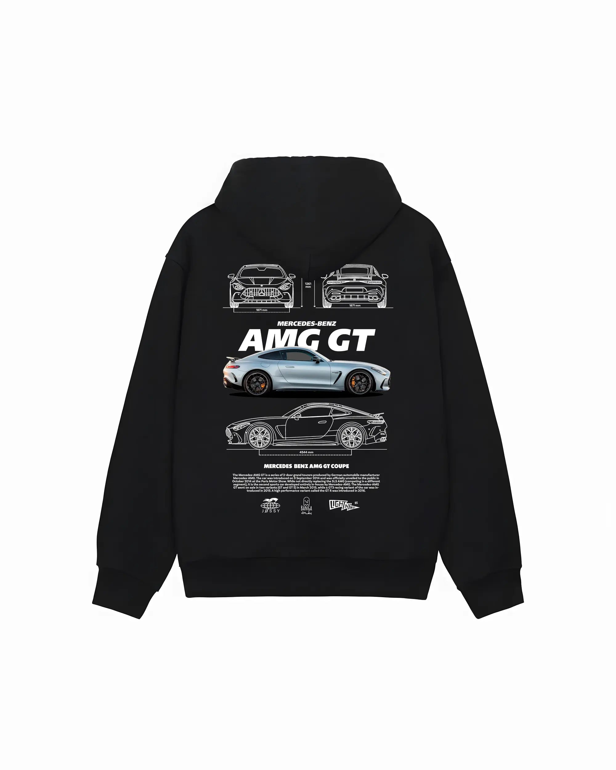Mercedes Benz AMG Black Hoodie