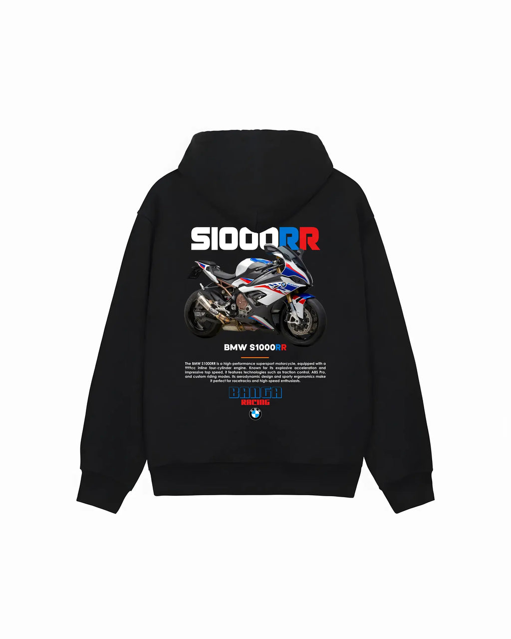 BMW S1000 RR Black Hoodie