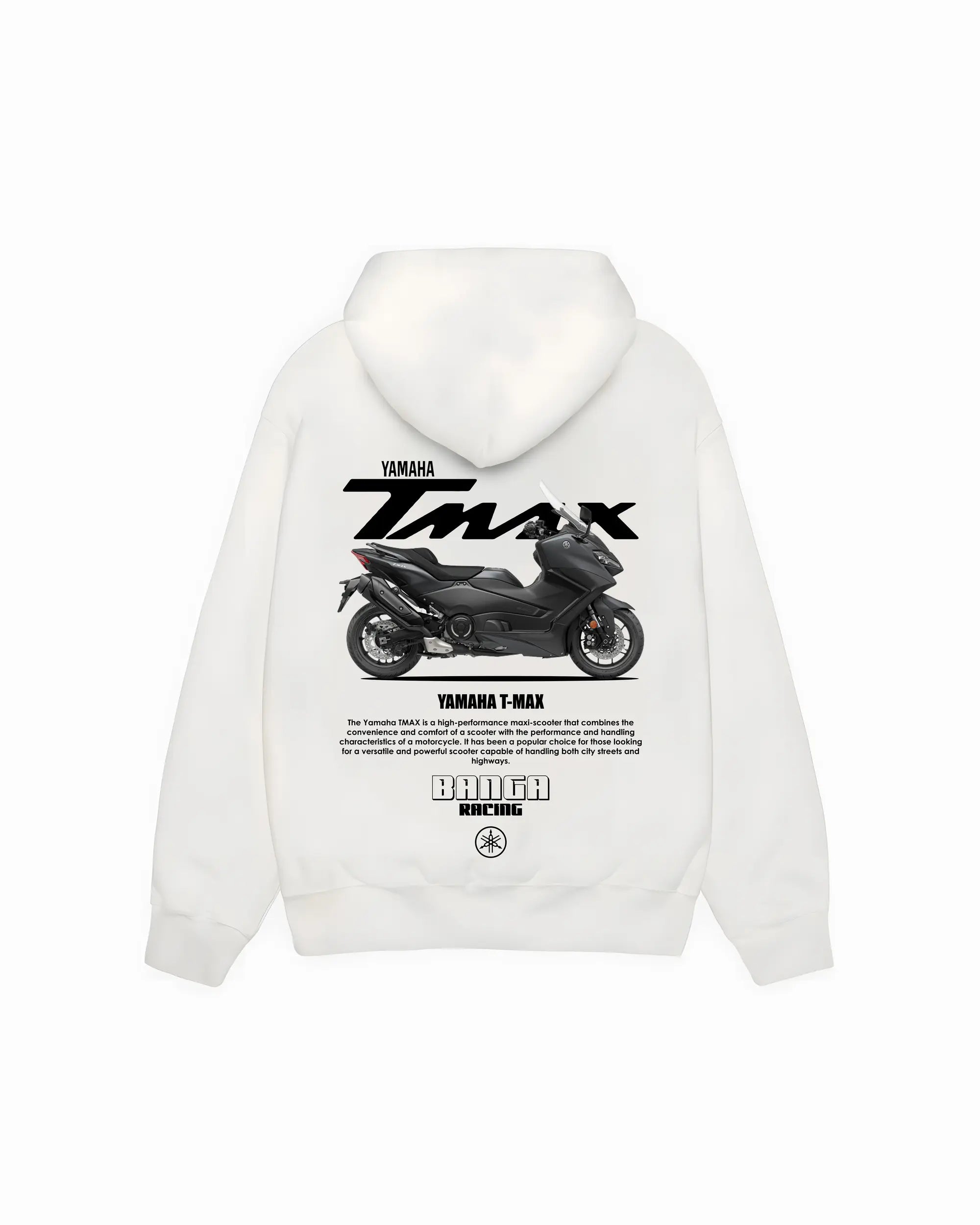 YAMAHA T-Max White Hoodie