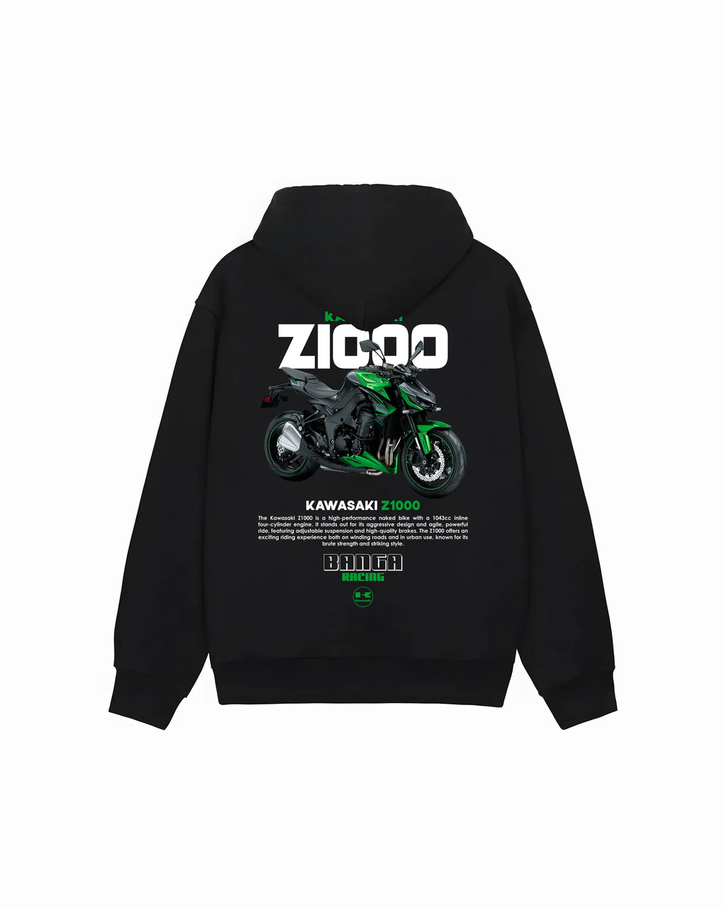 Kawasaki Z1000 Black Hoodie