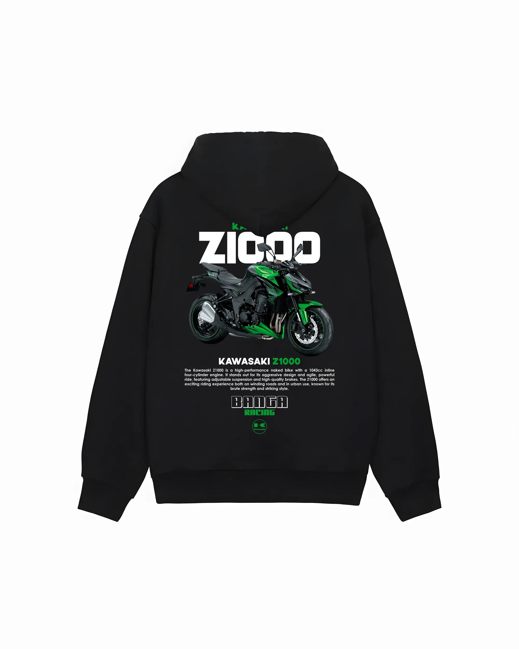 Kawasaki Z1000 Black Hoodie